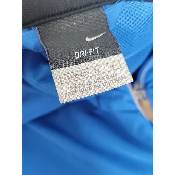 Nike Women's Medium Full Zip Blue Blue Black Running Jacket Zippered Pockets EUC - Picture 5 of 9